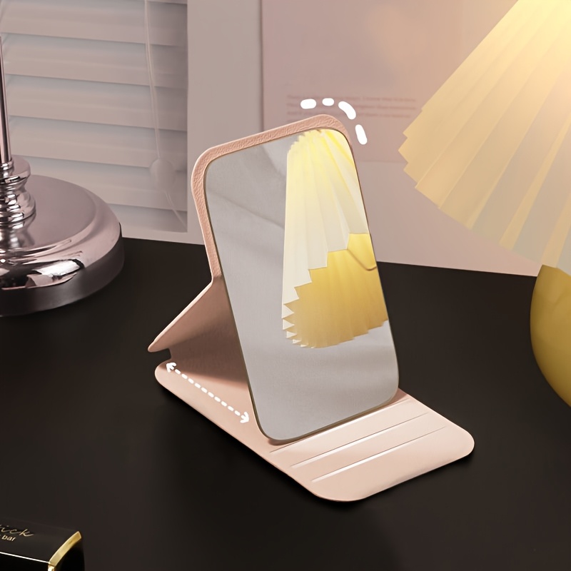 Polka Dot Bow 2D Flat Stylish Compact Makeup Mirror