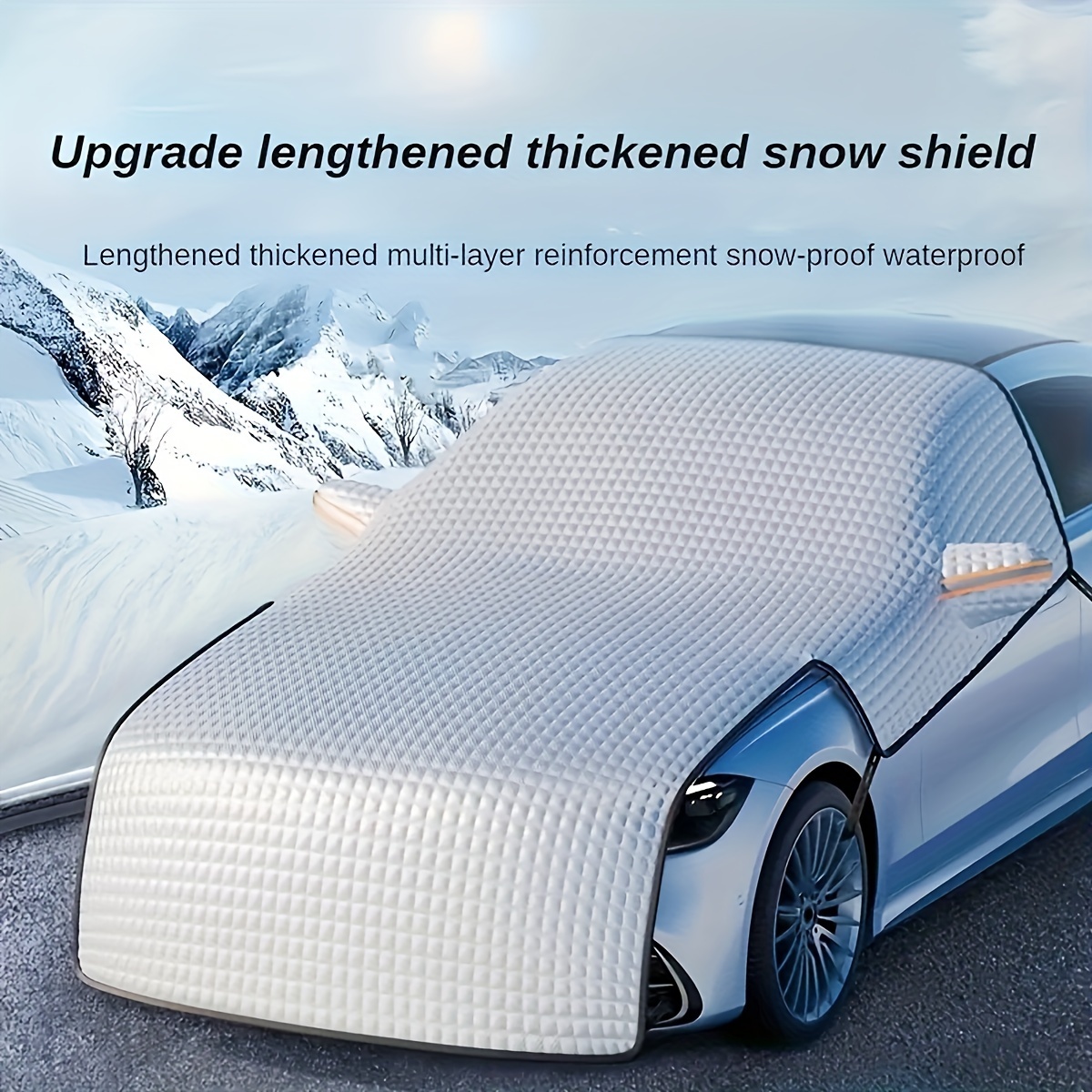 

Cheges Heavy- Car - , Thickened Aluminum Film For Sun & Frost , Silvery -density -