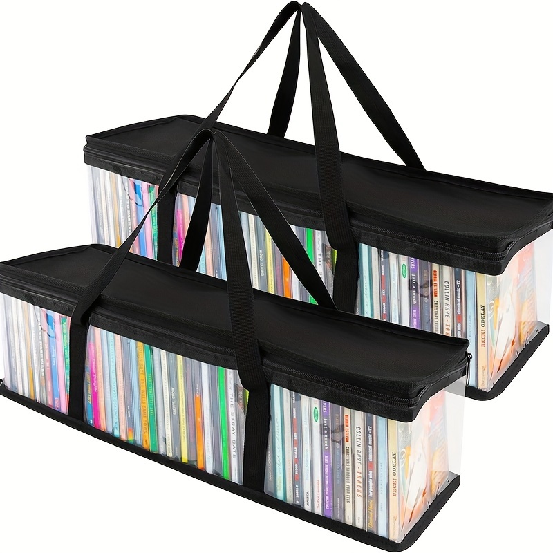 

[top-] Pvc Storage Bag - Large , & Dustproof For , Cds, , Clothes & - Zip ,