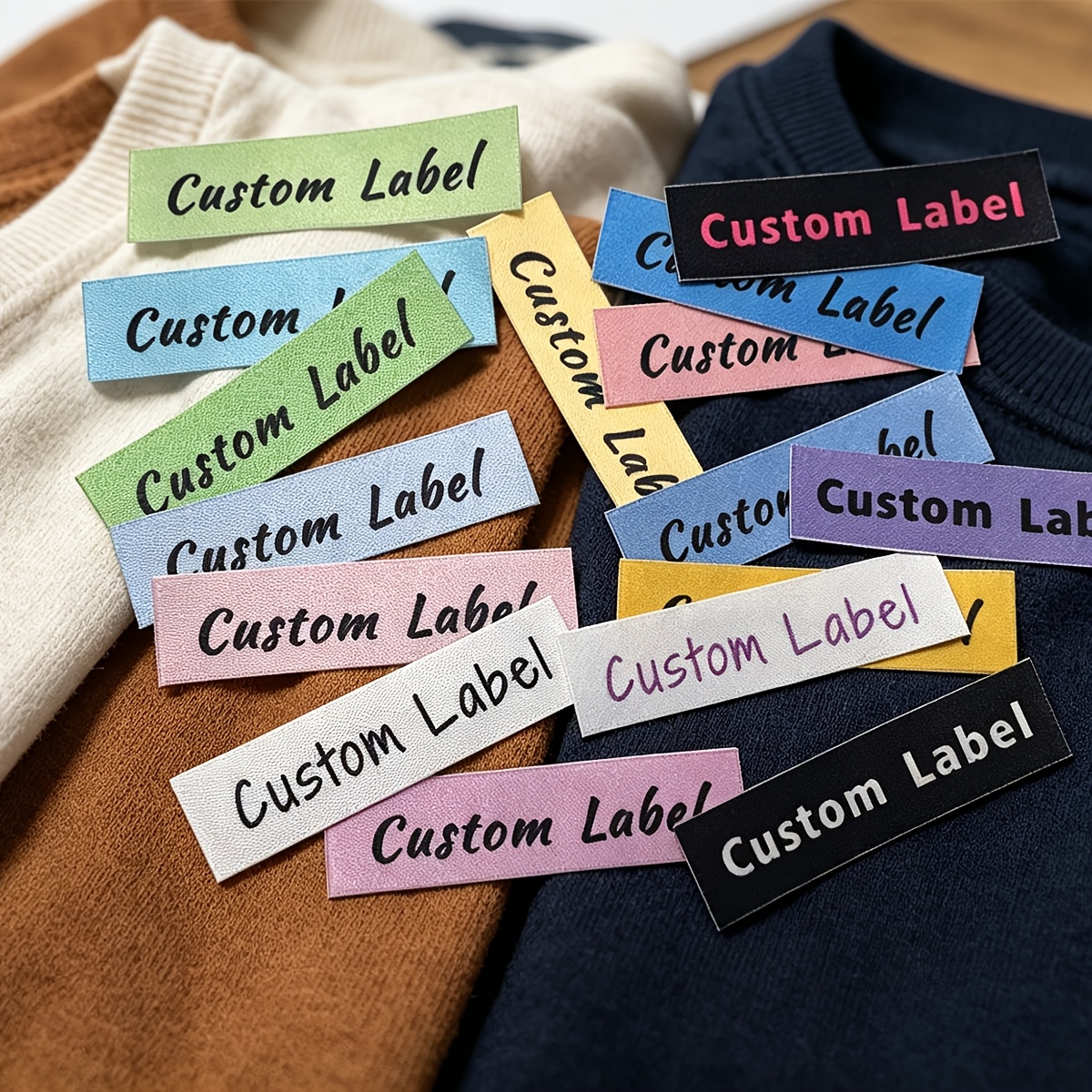 clothing labels custom sold on Temu United States