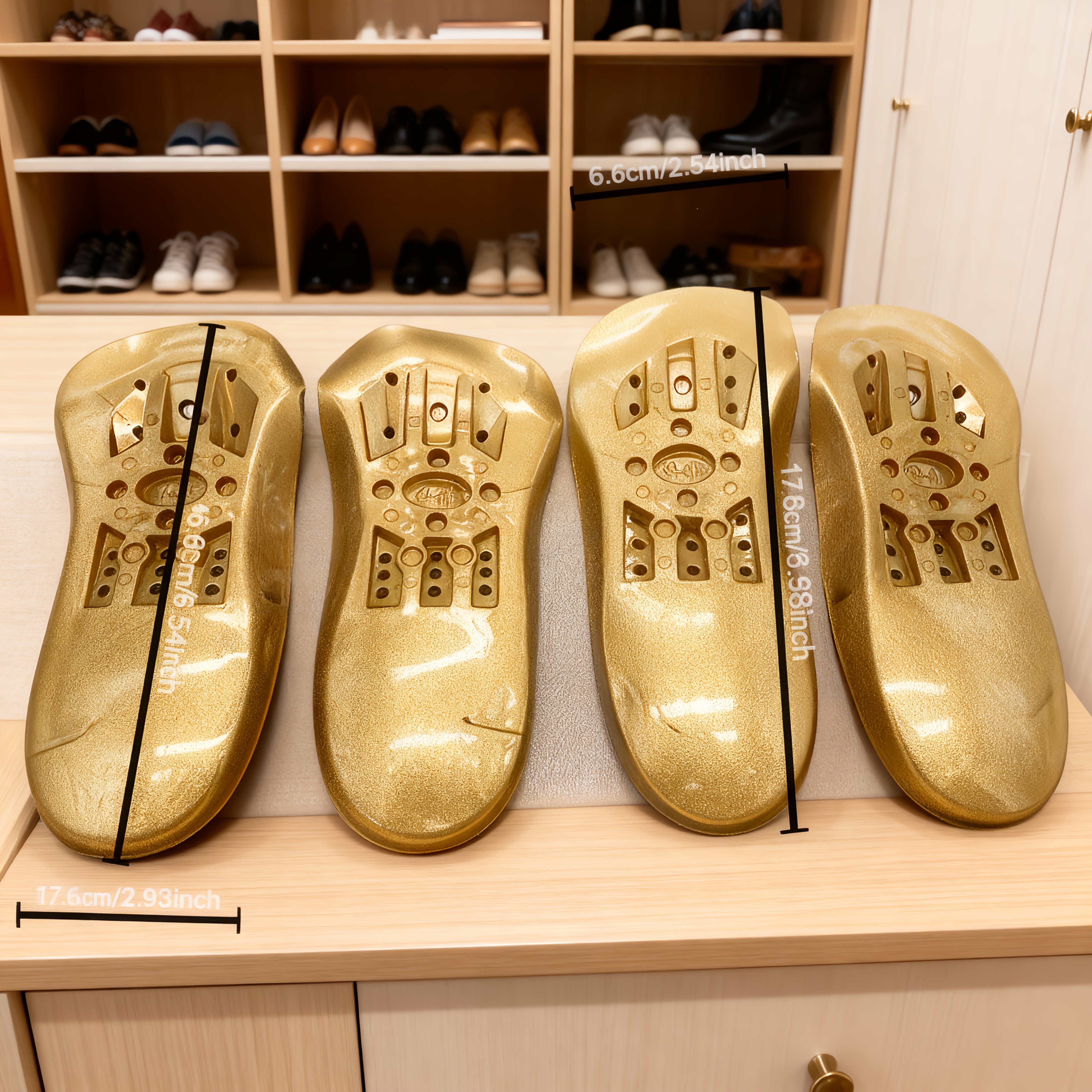 Of Magnetic Base Insoles - Universal Size, Arch Support, No Batteries Required, Flat Foot Support