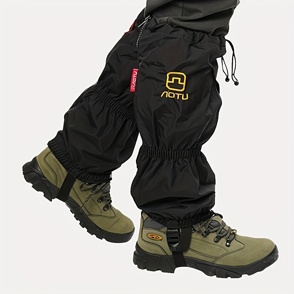 Image of A Pair Of Premium Outdoor Gaiters - Ideal Leg Warmers For Hiking, Skiing, Cycling And Outdoor Activities - Durable And Breathable