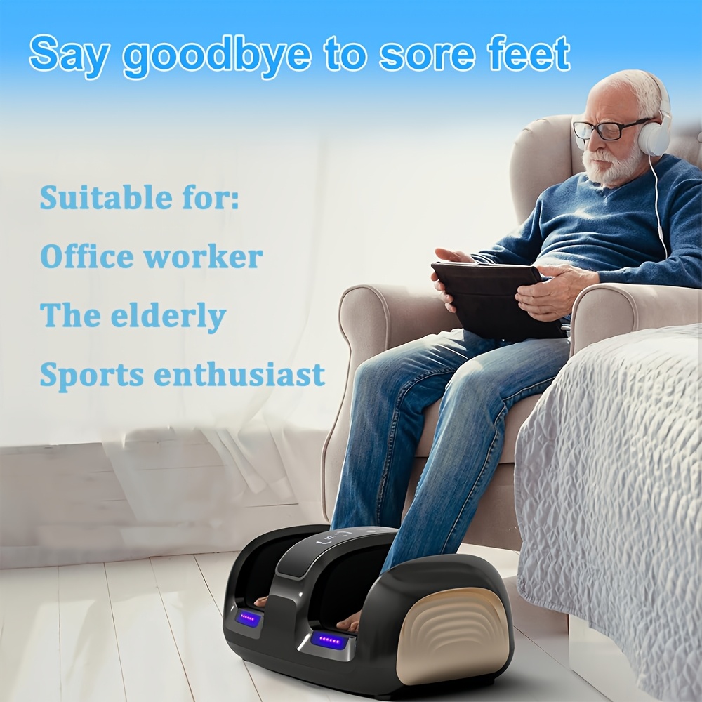 This 3D Acupressure Massage Device Features Heating, Kneading, And Compression Functions, Along with an Electric Massager. It Makes a Great Gift for at Home Or in The Office, And Is Suitable for Everyone, Regardless of Gender (IP20 for The Adapter).