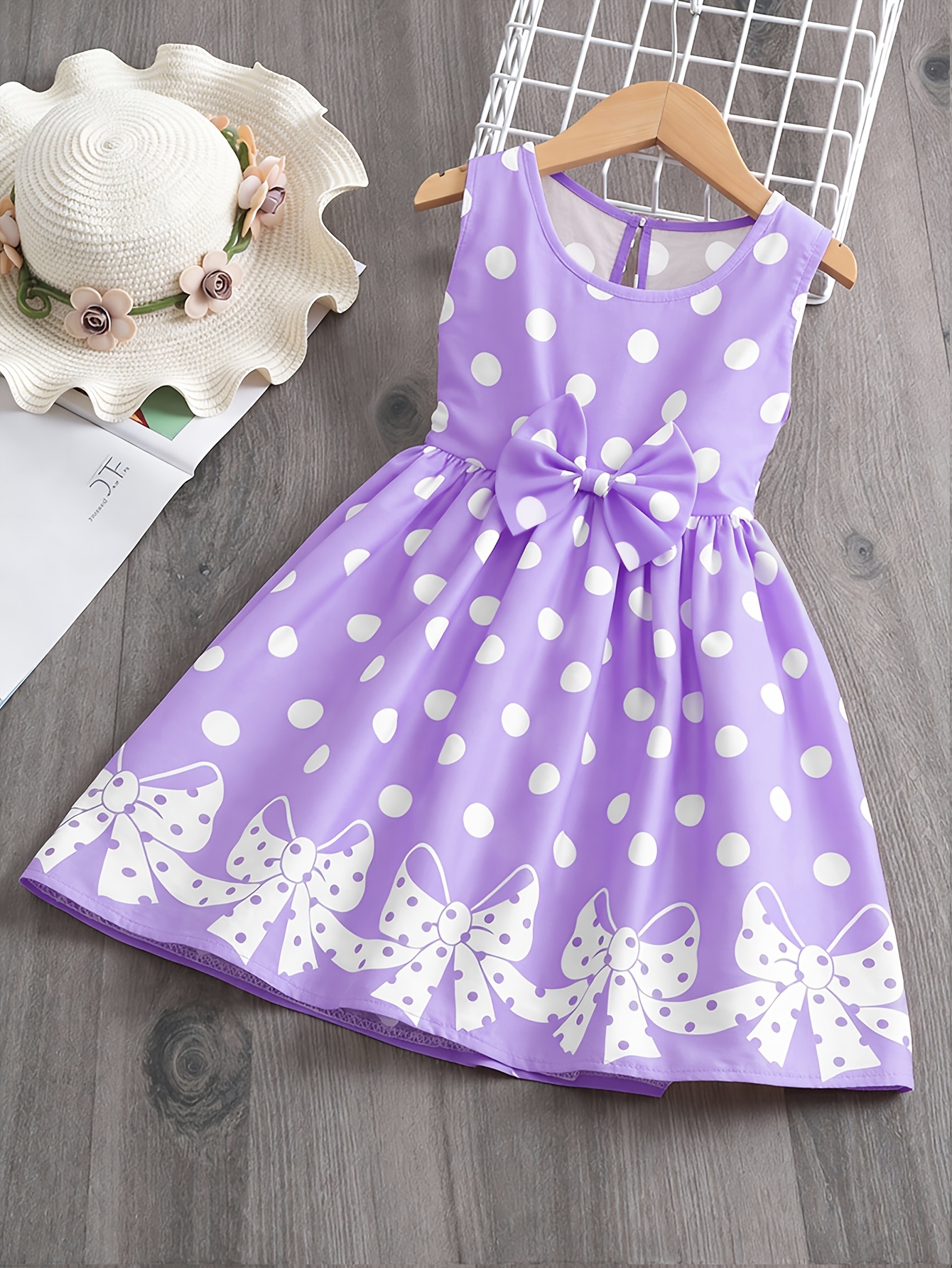 polka dot dress for baby girl sold on Temu United States