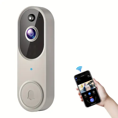 1080p hd video doorbell ai humanoid detection two way call cloud storage wifi connection monitoring