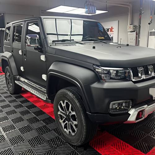 matte frosted black car film 152x1800cm resistant to fading and peeling enhancing vehicle large enough seamless whole vehicle packaging