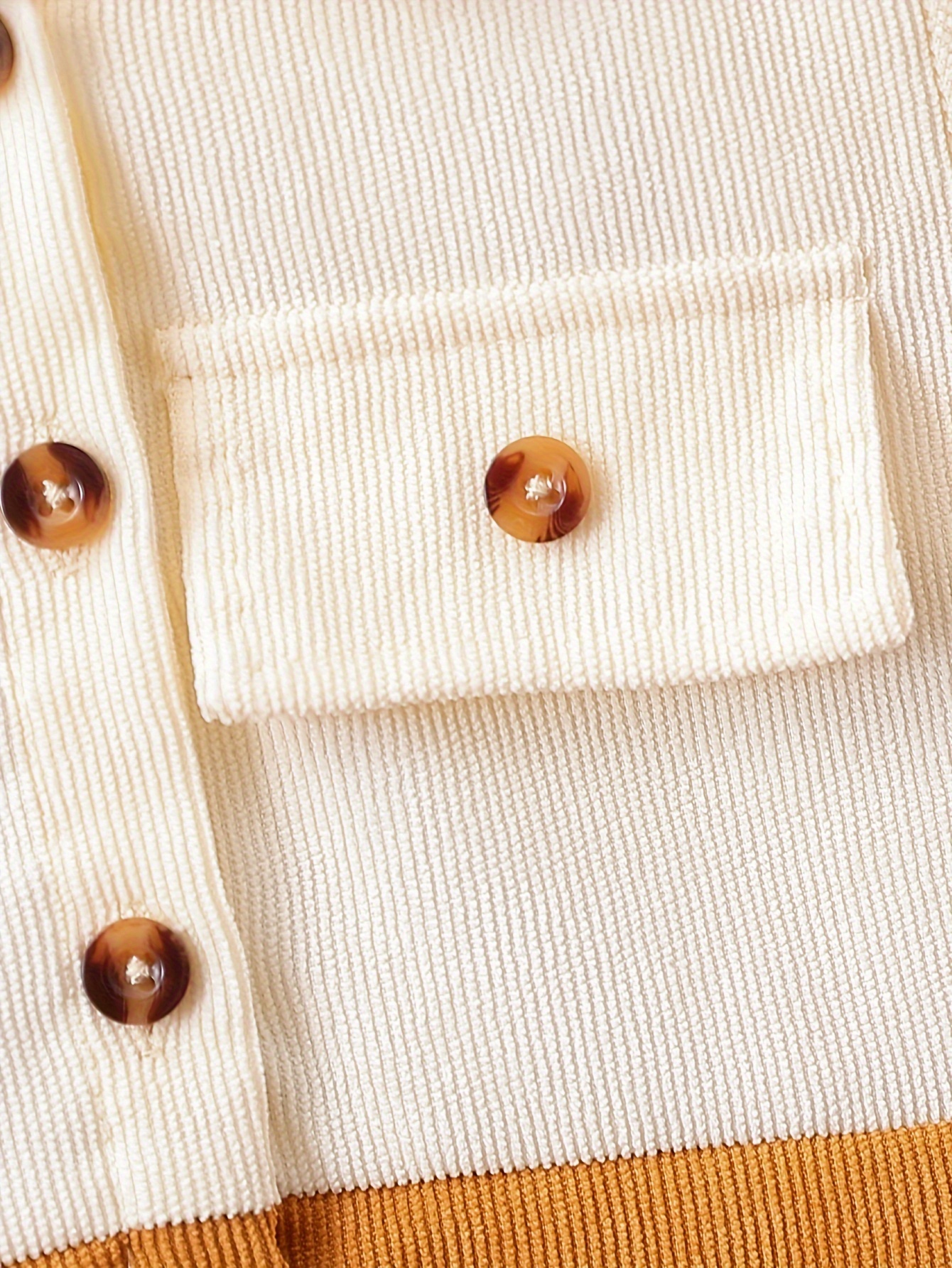 boys lapel   shirt solid color shorts two piece set newborn outfit   Product details 4