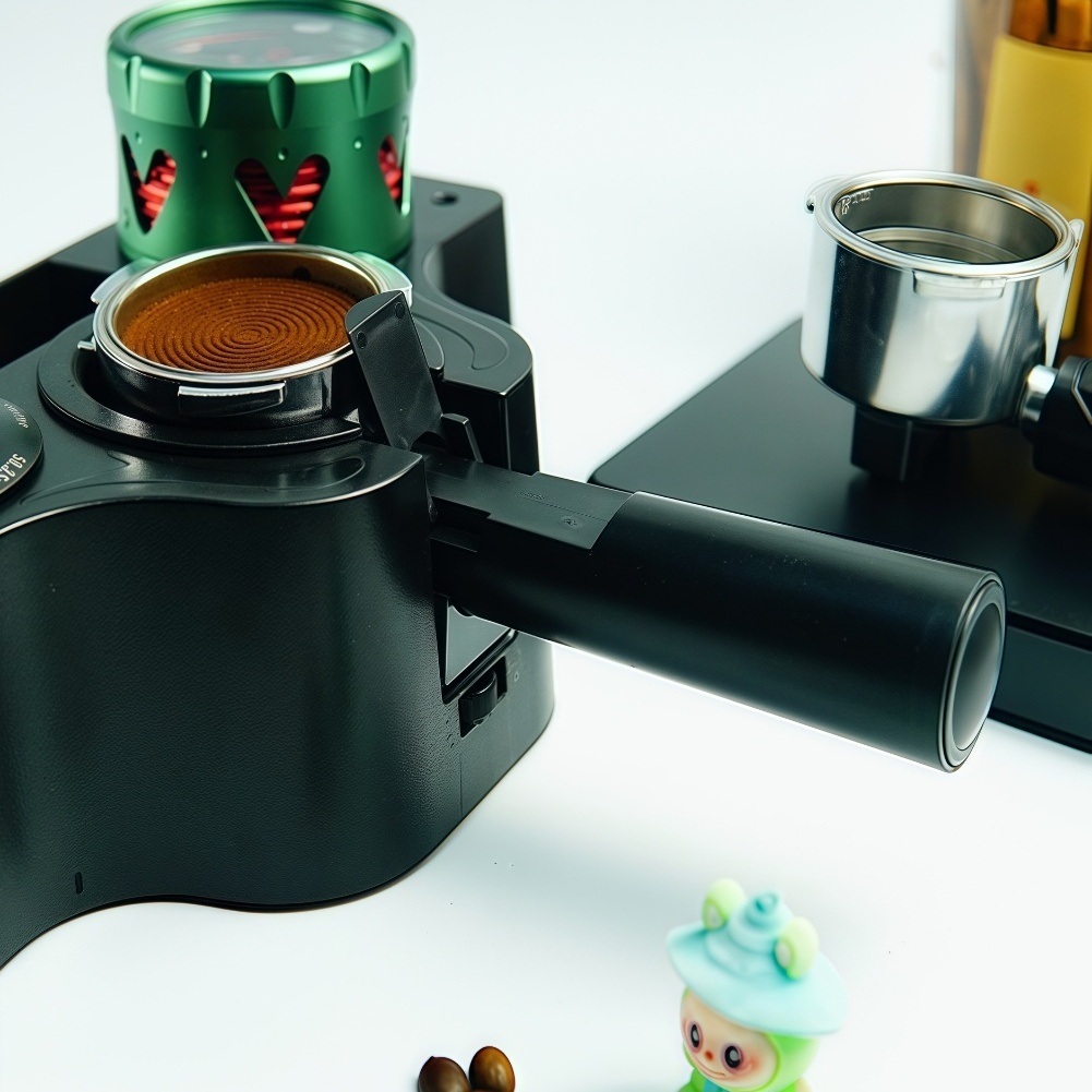 dongling 51mm three ear aluminum alloy bottomless coffee machine handle 20cm 1 set