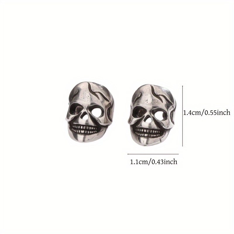 Vintage Punk Skull Ear Cuff — Unisex Non-Pierced Design
