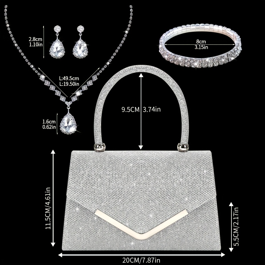 A Stylish Sparkling Evening Bag Women A Party