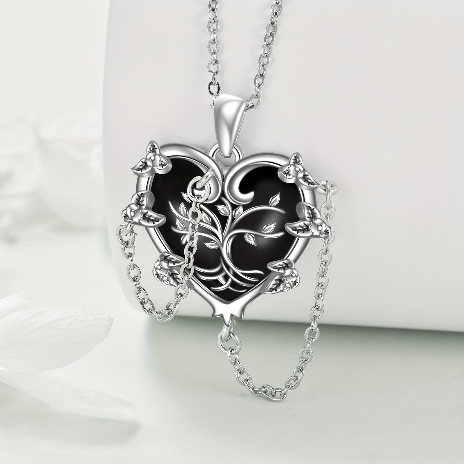 925 Sterling Silver Tree of Life Pendant Necklace