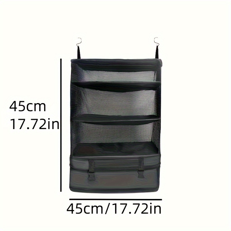 Multi-functional Travel Storage For Clothes, Three-layer Hanging Bag For Organizing During Trips