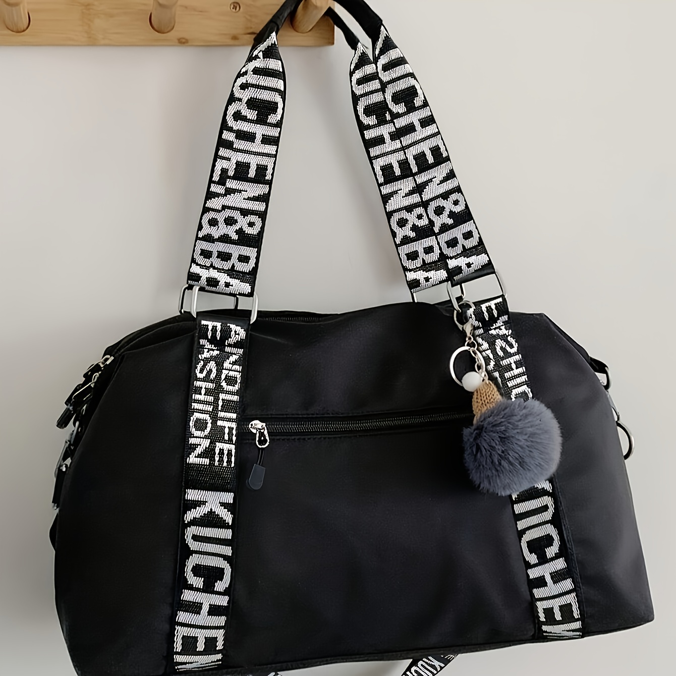 E-shop 1 Stück Damen Große Kapazität Umwandelbare Handtasche mit Abnehmbarem Gurt, Langlebige Polyester Reisetasche für Sport, Business & Outdoor,