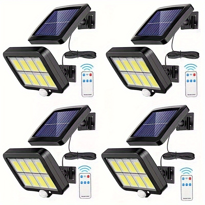 

160 Leds Solar Wall Lights, Outdoor Solar Garden Wall Lights With 3 Lighting , Motion Sensor Solar Spotlights For Garden Decoration, Street, Porch, Yard Lights (1/2/3/4pcs)