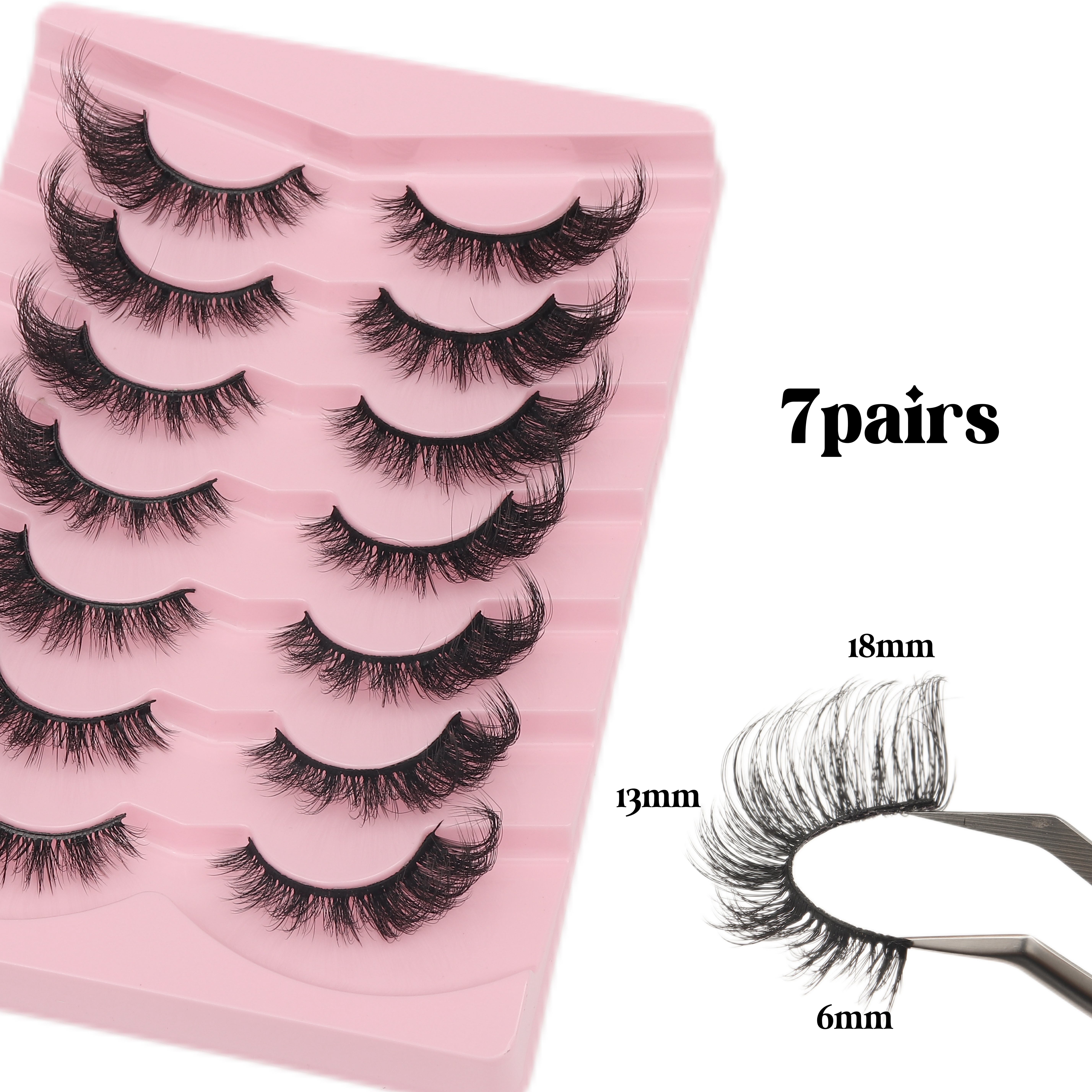 3d And Natural Full Lashes In A Dramatic Cat-, Perfect For Festive Occasions With Extended Fluffy Eyelashes