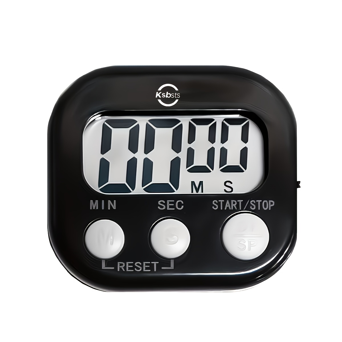 TEMU Portable Management Electronic Stopwatch Kitchen Timer Electronic Timer Silent Student Timing Countdown Timer 1pc