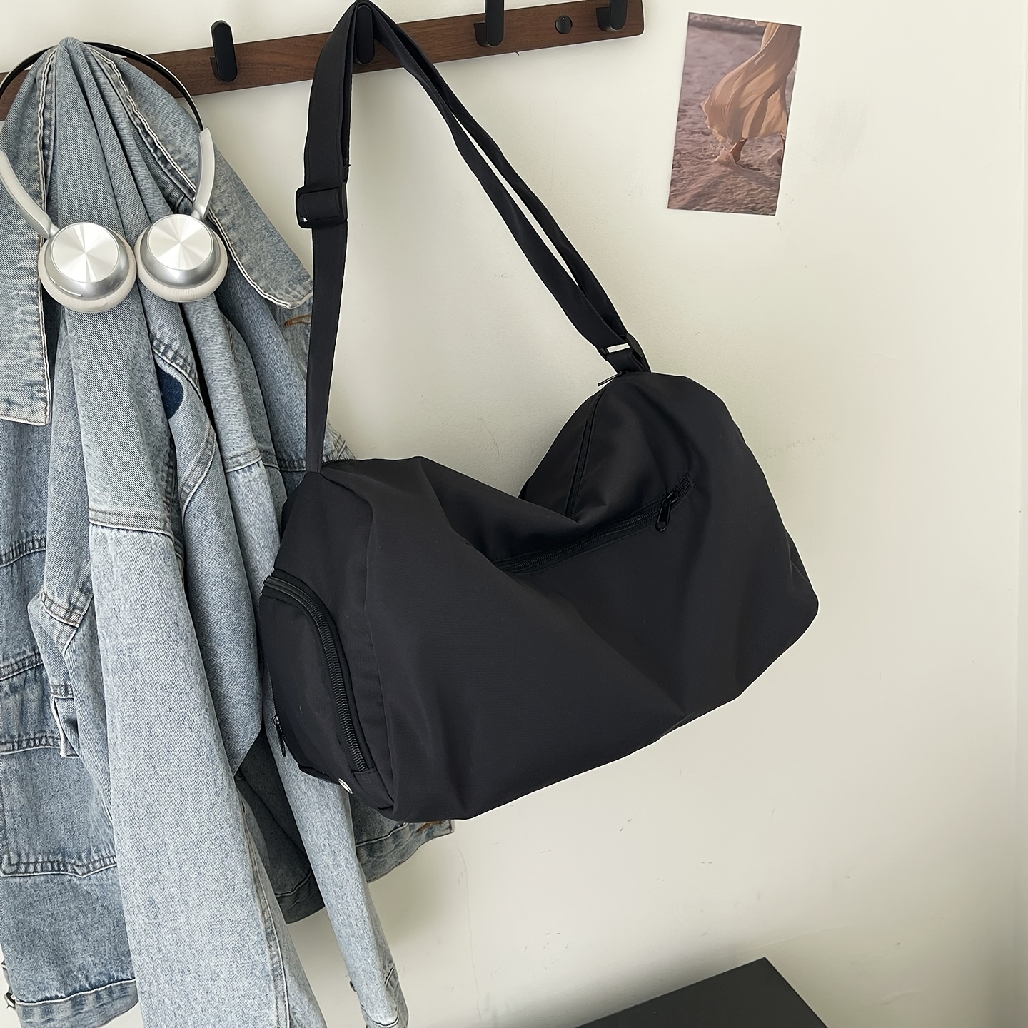 E-shop Kompakte, leichte Umhängetasche Unisex, einfache Reisetasche, Sport-, Yoga-, Fitness-Tasche, Hand- Schultertasche, Reisegepäcktasche, Rucksack