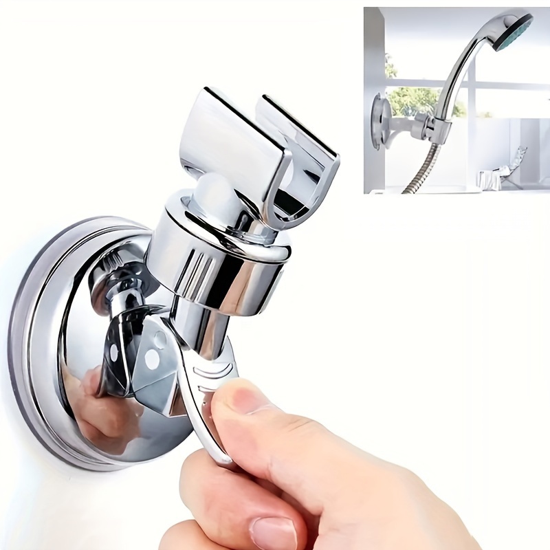 

360° Adjustable Self-adhesive Shower Head Stand Bracket - Bathroom Accessories