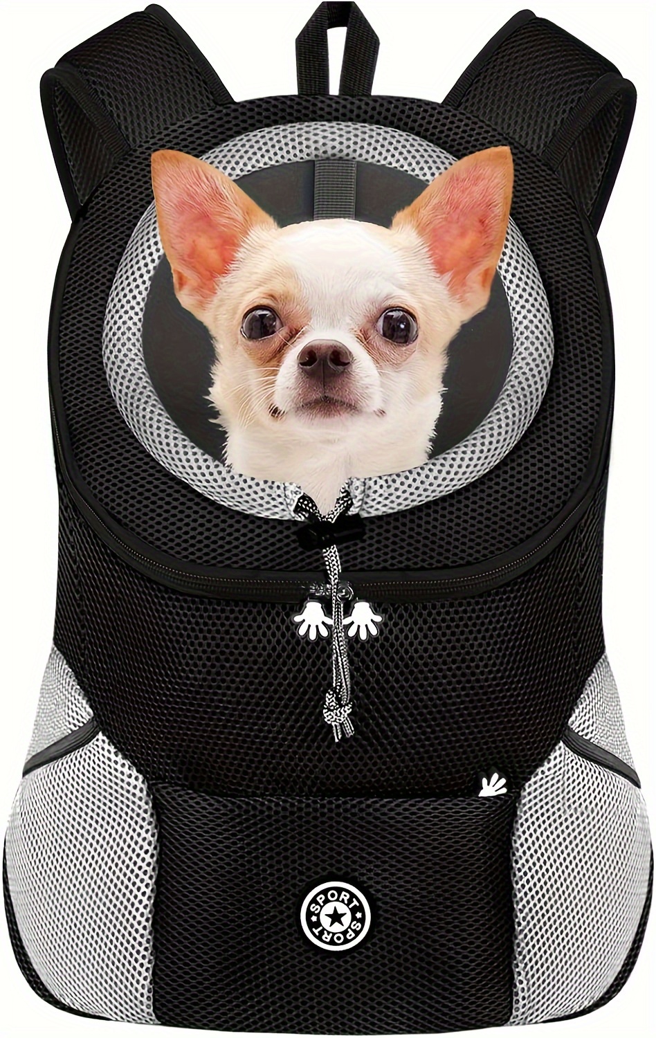 mochila transpirable malla mascotas pequeñas Temu Guatemala