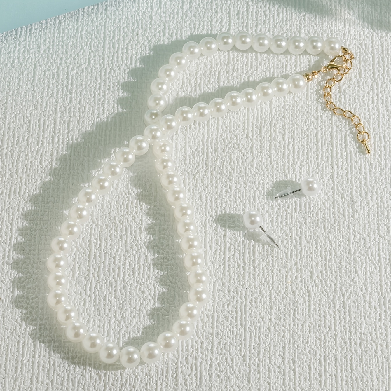 3pcs Simple Earrings and Adjustable Necklace Set, Elegant Fashion Accessories