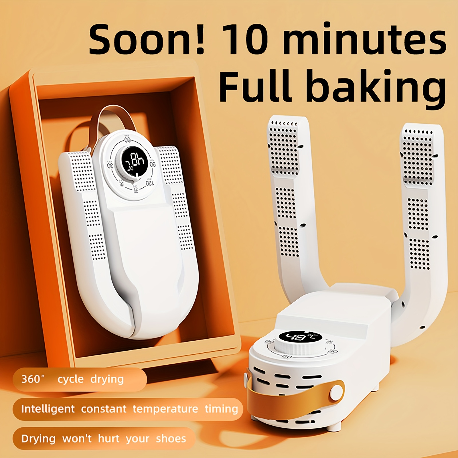 exclusive Antosun Footwear Dryer Odor Eliminator for Shoes, Equipped with Timer, Glove Dryer for Boxing, Collapsible, Suitable for Ski Boots, Socks, And Sneakers, Color: White, Without Battery 4 exclusive Antosun Footwear Dryer Odor Eliminator for Shoes, Equipped with Timer, Glove Dryer for Boxing, Collapsible, Suitable for Ski Boots, Socks, And Sneakers, Color: White, Without Battery - Image 4