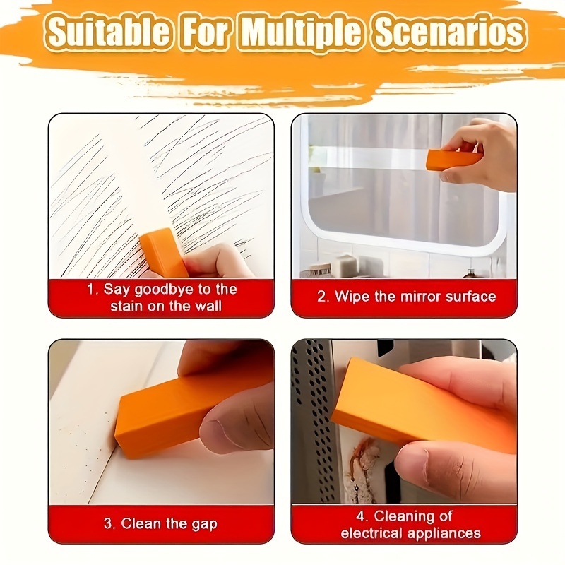 Stainless Steel Magic Eraser For Kitchen & Bathroom - Rust, Limescale ...