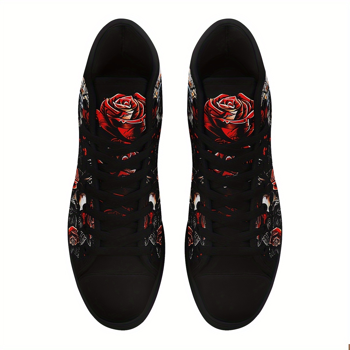 gothic skull crow sneakers women lightweight soft sole high