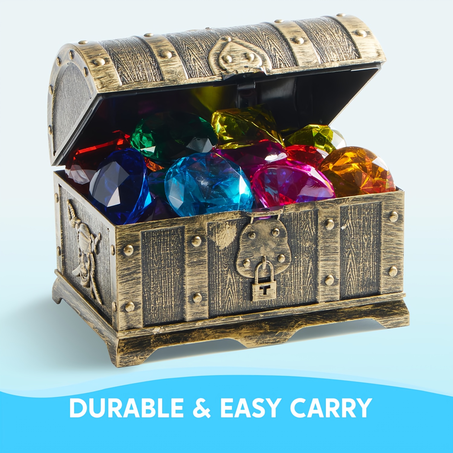 pool toy underwater treasure hunt colorful diamonds pirate Temu