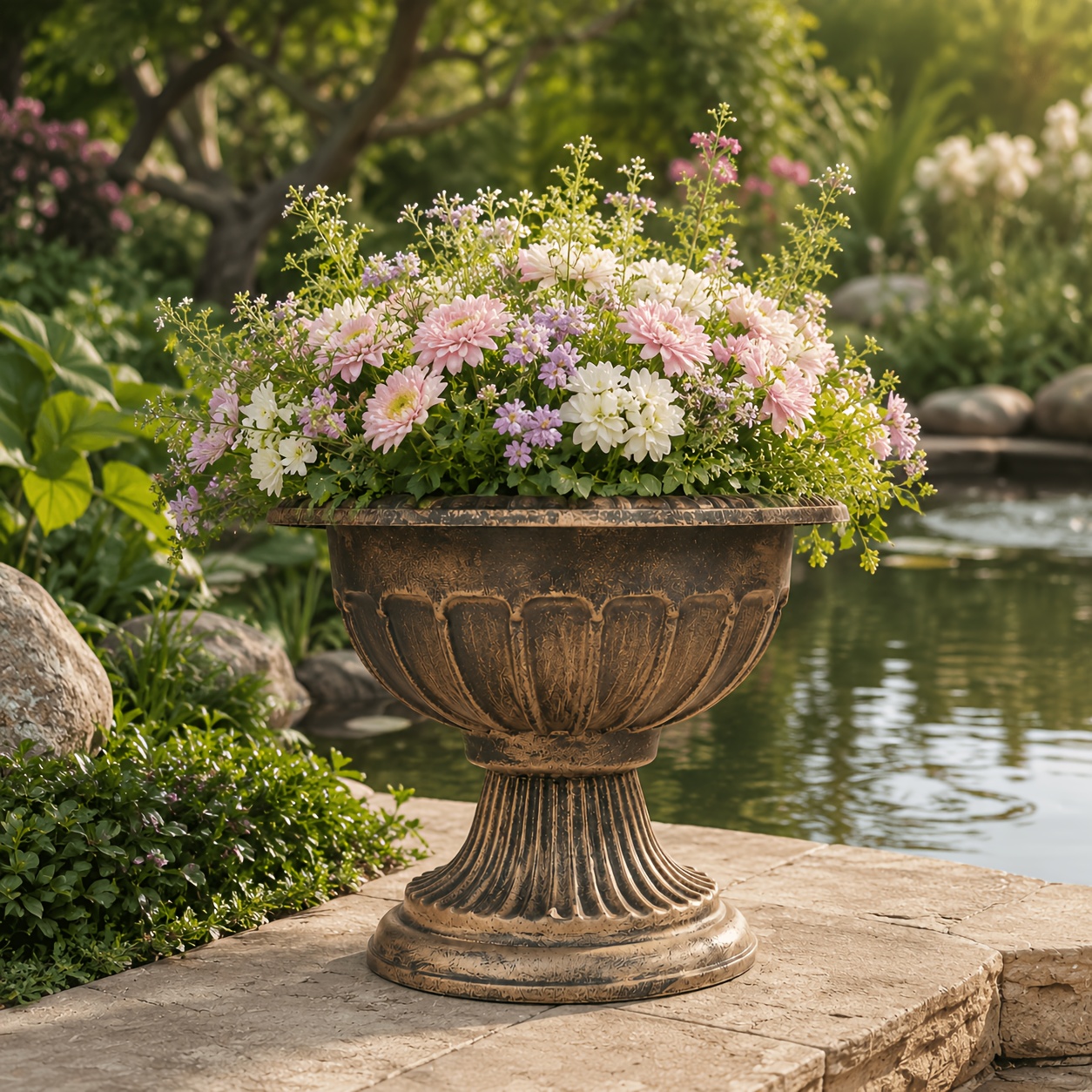 groer retro rmischer sulen blumentopf abflusslchern - Temu Germany