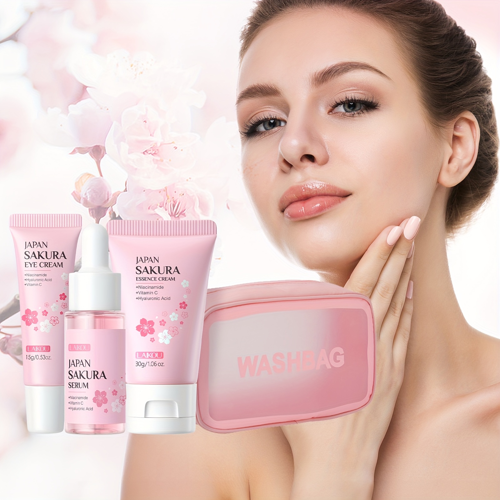 SAKURA C クリーム 50g×3個セット sakura 3pcs skin care set travel kit serum - Temu Canada