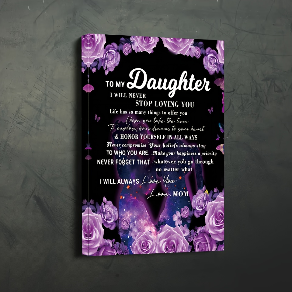 Letter Canvas - Gift For Daughter - To My Daughter To Be A Witch