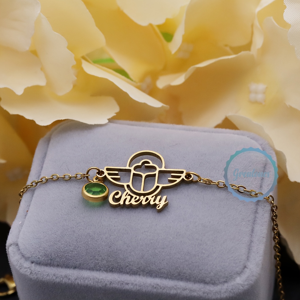 Personalized Custom Stainless Steel Bohemian Bird Bracelet