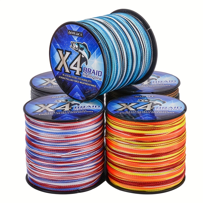4 Strands of Polyethylene Multi-Filament, Braided Fishing Line - 300  Meters/328 Yards, 6-100LB, Ultra-Strong And Smooth for Long-Distance  Casting * *