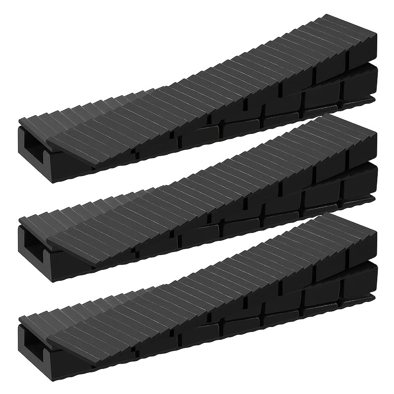 HNMZDS Composite Shims 8" Plastic Wedges (8 Pack) - Extreme Load Support Leveling Shims For Furniture, Door,Toilet,Table - Never Rot Shims