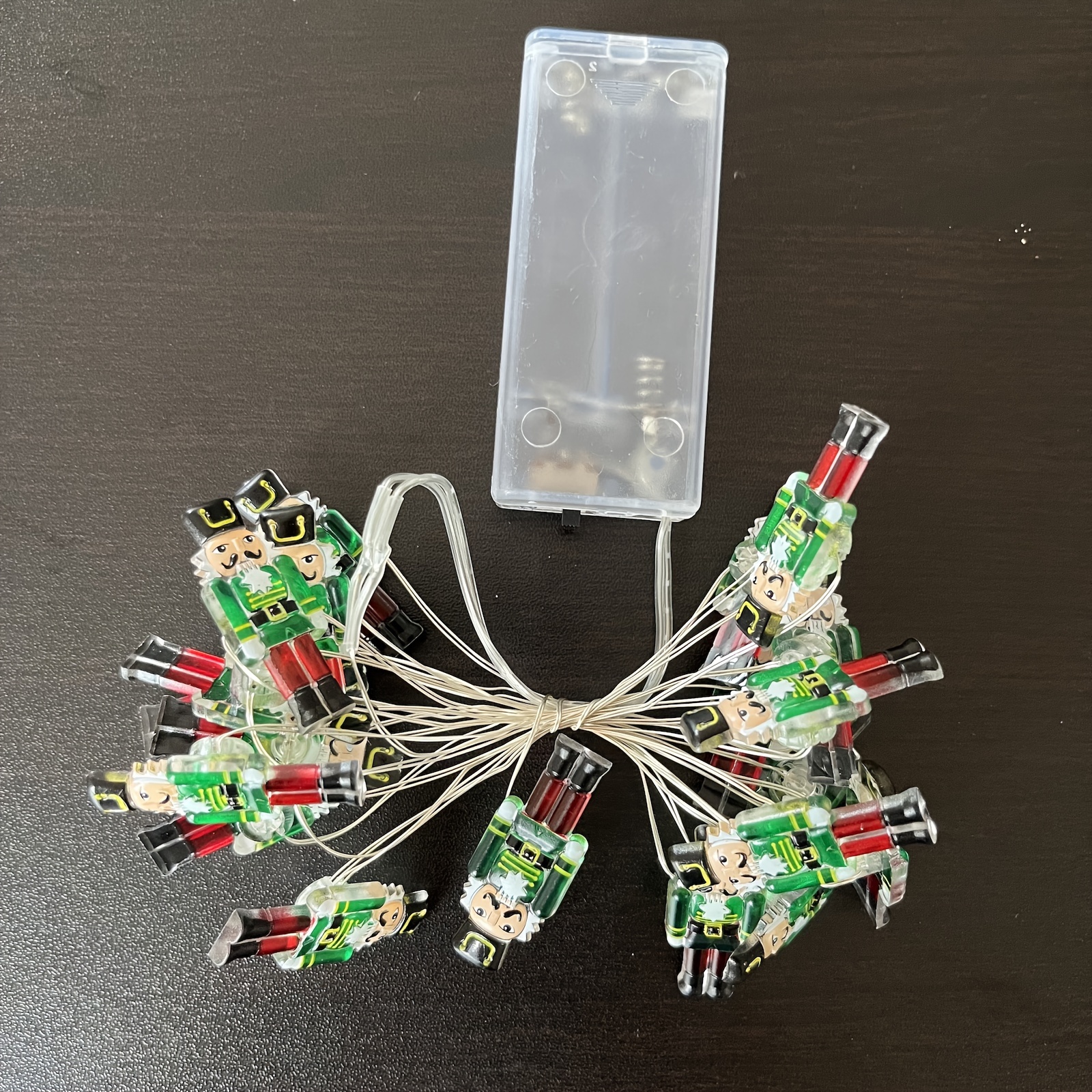 Image of A Christmas Nutcracker Led String Light, Fairy Lights, Suitable For Home Fireplaces, Staircases, Rooms, Walls, Seasonal Parties, Weddings, Curtains, Christmas Trees, New Year