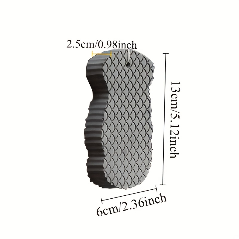 Ultra-Soft Textured Exfoliating Bath Sponge, 2pcs Set