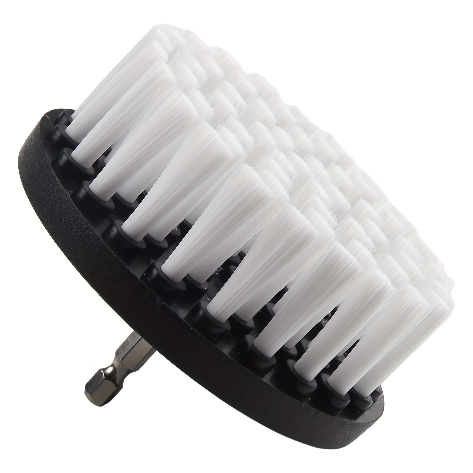   degree cleaning 4 inch electric drill brush in white suitable for all shower wheels carpets kitchens bathrooms indoor decor sofas chairs leather seats   featuring strong   and   Product details 5