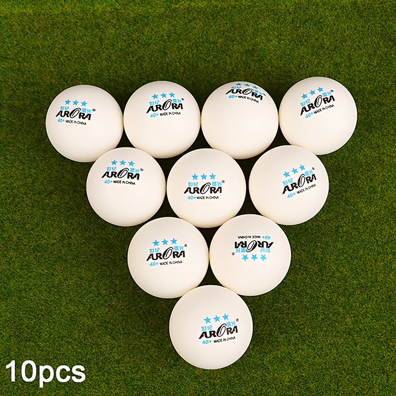E-shop 10 Stück Tischtennisbälle 40mm ABS Tisch Training Bälle Professionelle Tischtennisbälle TTF Standard Tischtennis für Wettbewerb