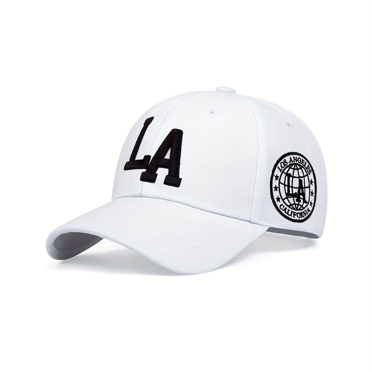 

La Embroidered Baseball Caps For Women, Fashionable Sunshade Hats With Adjustable Strap, Versatile Sport Cap