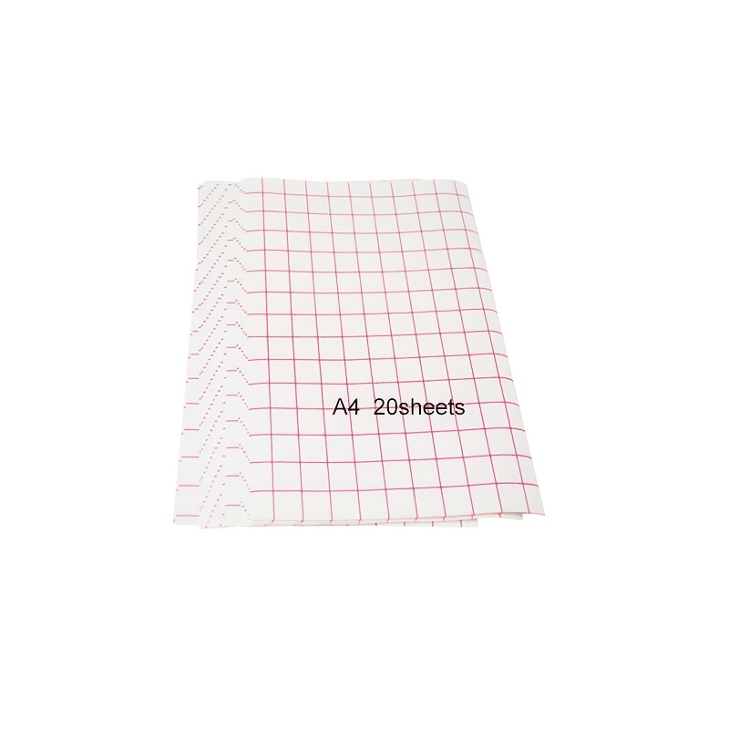 20sheets T-shirt Transfer Paper | Light Transfer Inkjet Paper For Fabric Clothing, A4 Size (8.27x11.7inch), Red