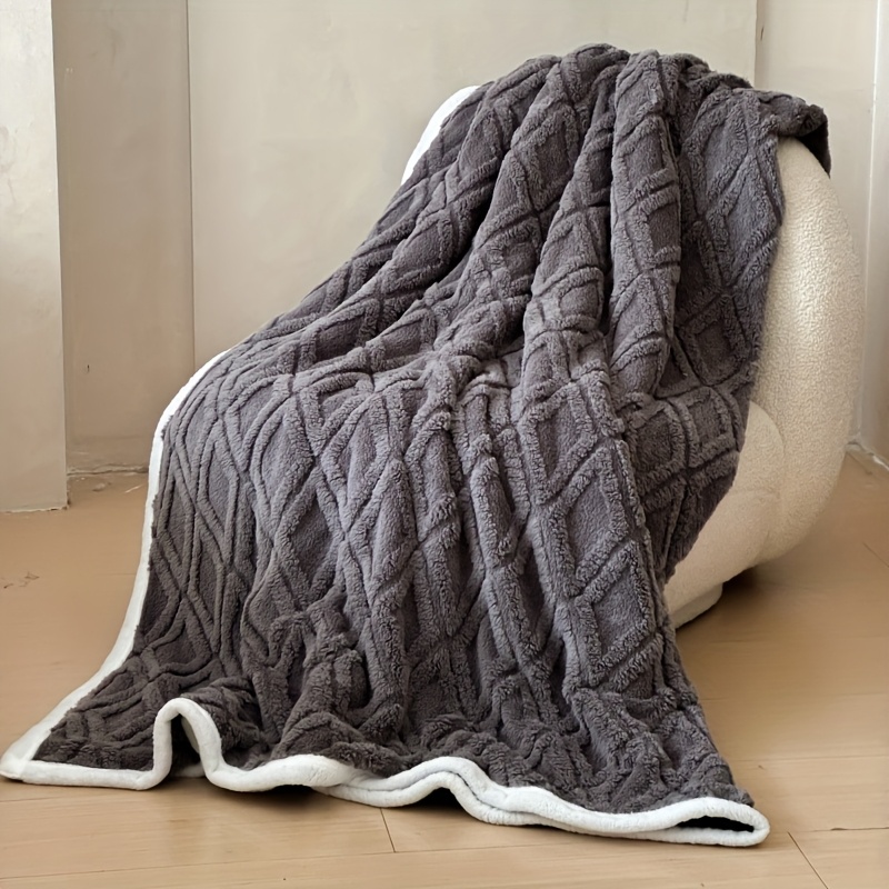 soft and comfortable   blanket thickened warm blanket suitable for napping   universal fleece blanket office nap sofa cover student   camping machine washable bed blanket bed cover cuddly blanket good quality blankets plaid throw for sofa bed cover blanket sofa blanket double person blanket blankets and covers for sofa soft padded blankets bed cover for bedroom warm winter blanket blanket for sofa daily bed cover double bed blanket throw Product details 4