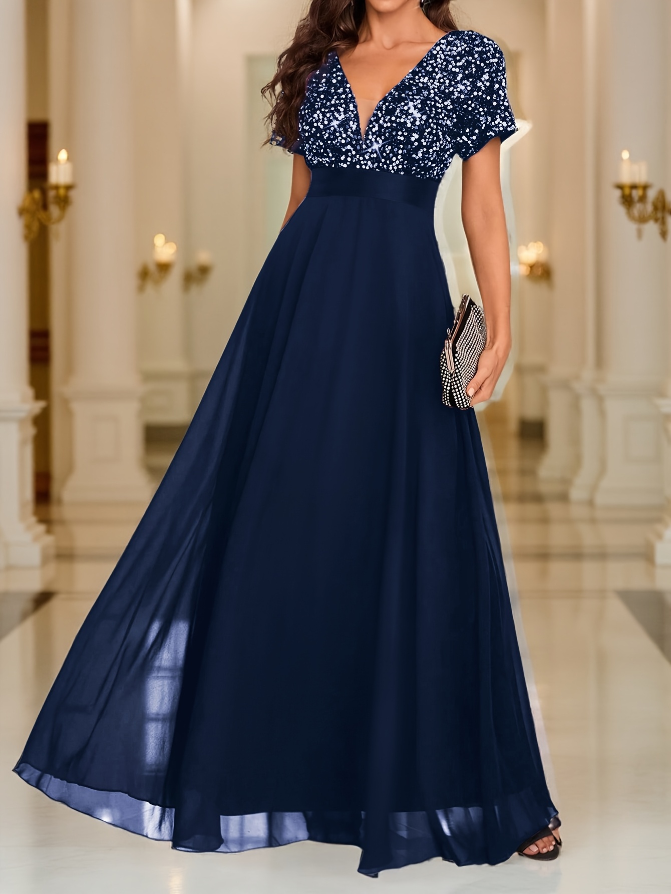 Dress Vestidos Para Mujer De Moda Vestido Dama Lentejuelas Vestido