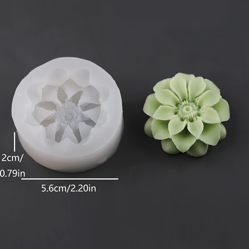 A Creative Flower Mold For Decorating, Soap Molds, And Small Flower Silicone Molds For Scented Candles