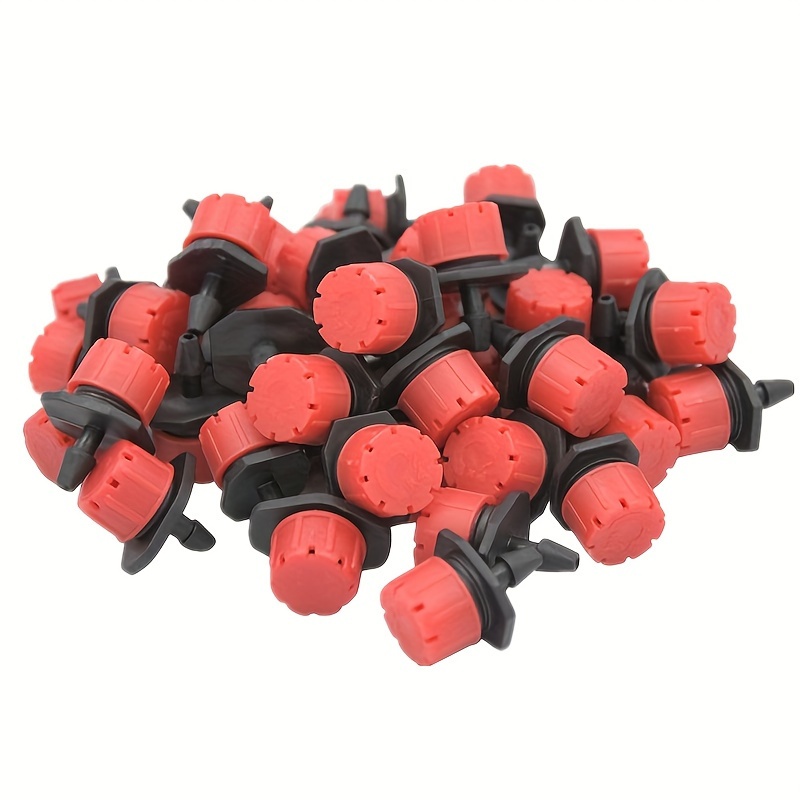 

250pcs Adjustable Irrigation Drippers Sprinklers 1/4'' Emitter Dripper Micro Drip Irrigation Sprinklers For Watering System Drip Fittings