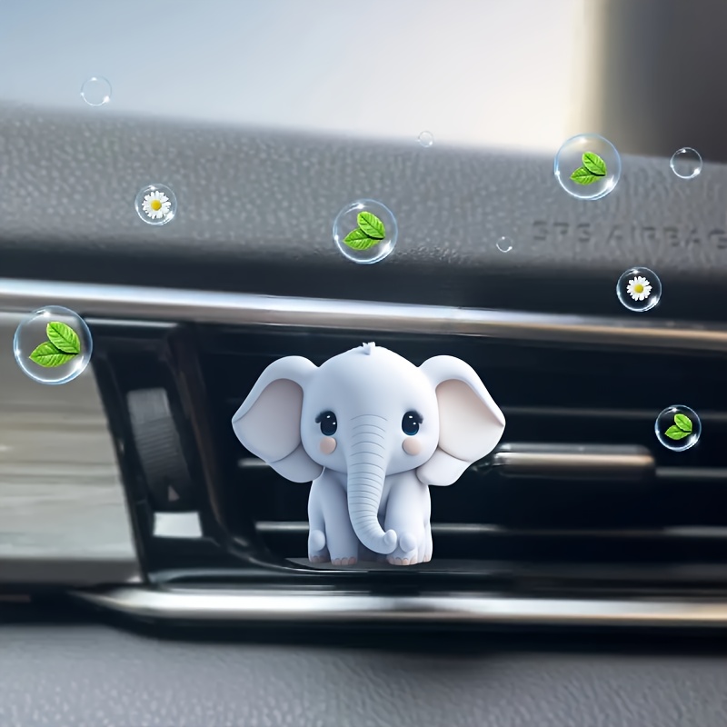 

Fun Elephant Vent Clip - Air Freshener & Decorative Accessory For Cars, Trucks, And Suvs