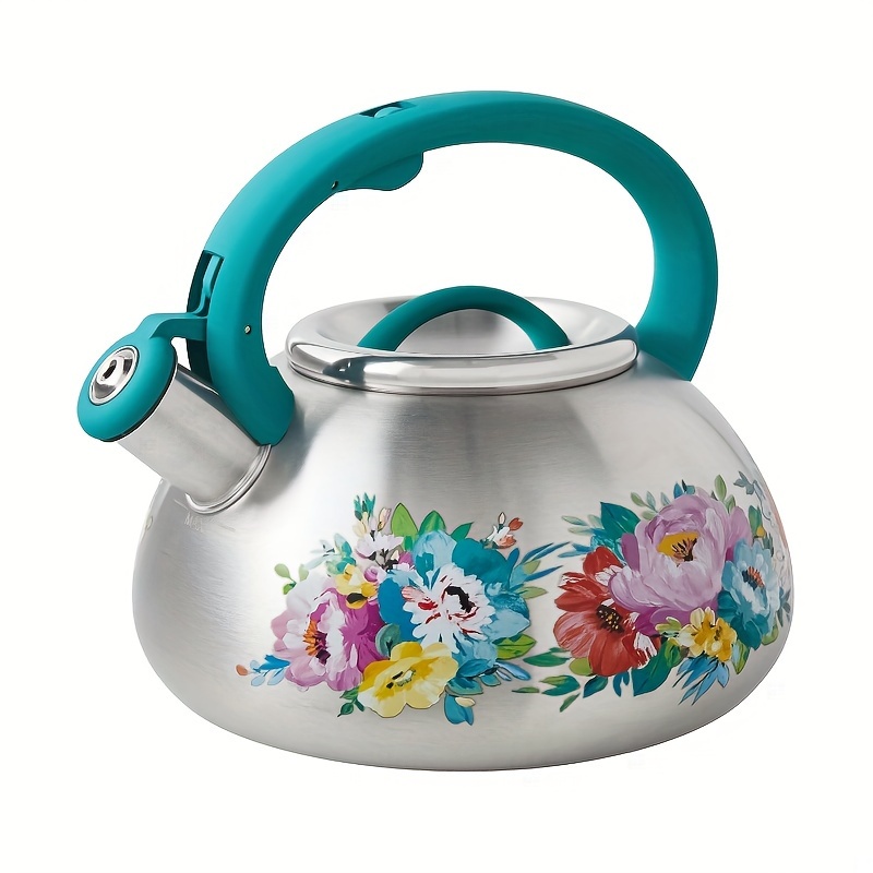 

2.1qt Stainless Steel Whistling Tea Kettle - Perfect For Quickly Preparing Your Favorite Hot Beverages