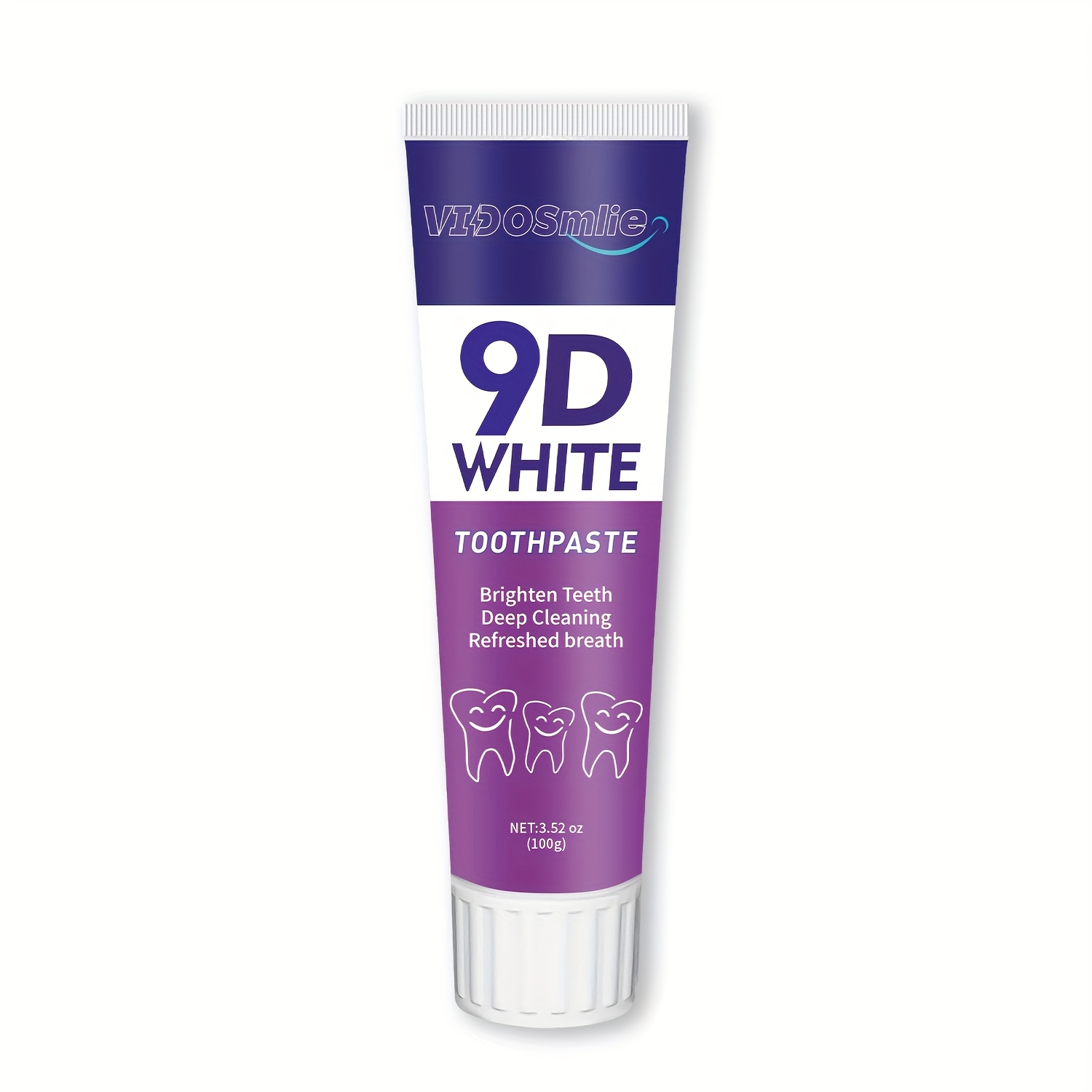 1pc/2pcs, Purple 9d Toothpaste, Quick Teeth Cleaning, , Deep Cleaning