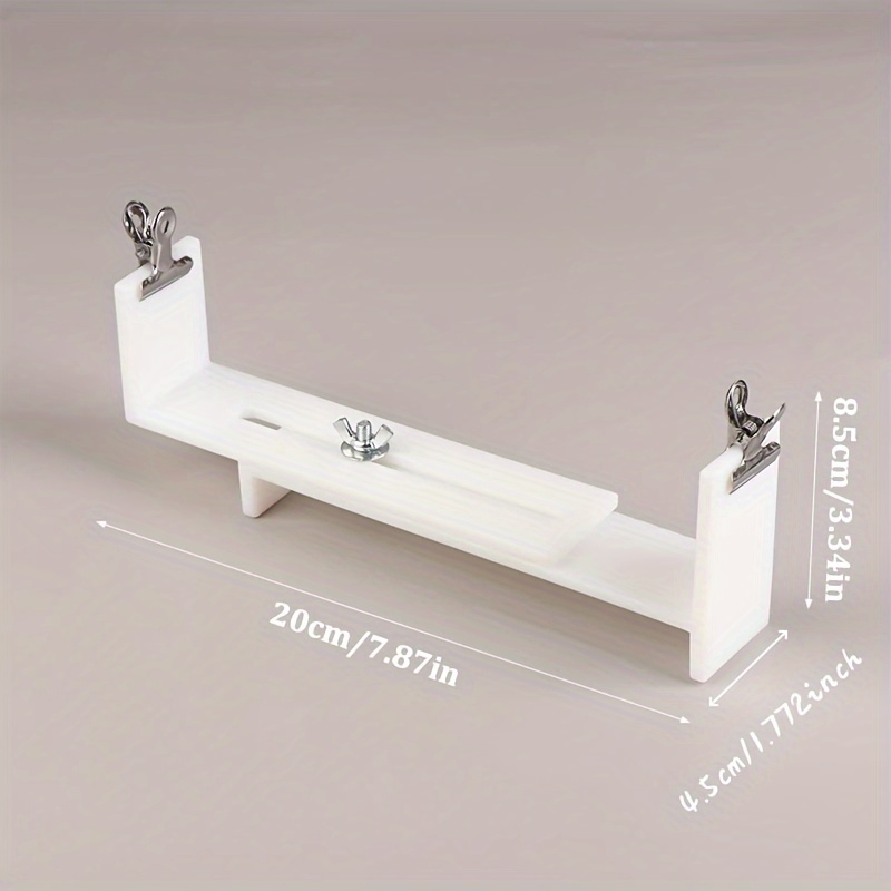 E-shop 20x4.5cm 1 Set Kunststoff-Armband-Webwerkzeug, Armbandherstellungs-Werkzeug für Anfänger zum Stricken von Schmuckhandwerken