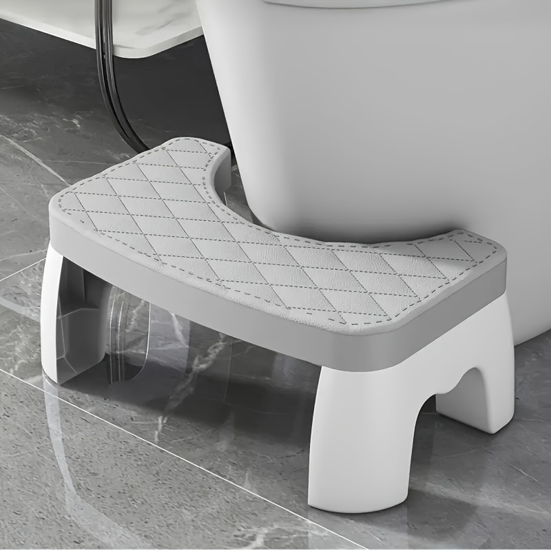 

Waterproof Adult Squat Toilet Stool - Ergonomic Bathroom Footrest For Improved Posture & Comfort, Ideal For Shoe Changing