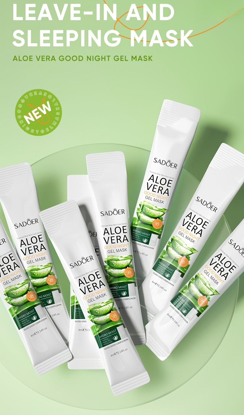 sadoer 20pcs aloe gel mask sleep mask containing - Temu Mauritius